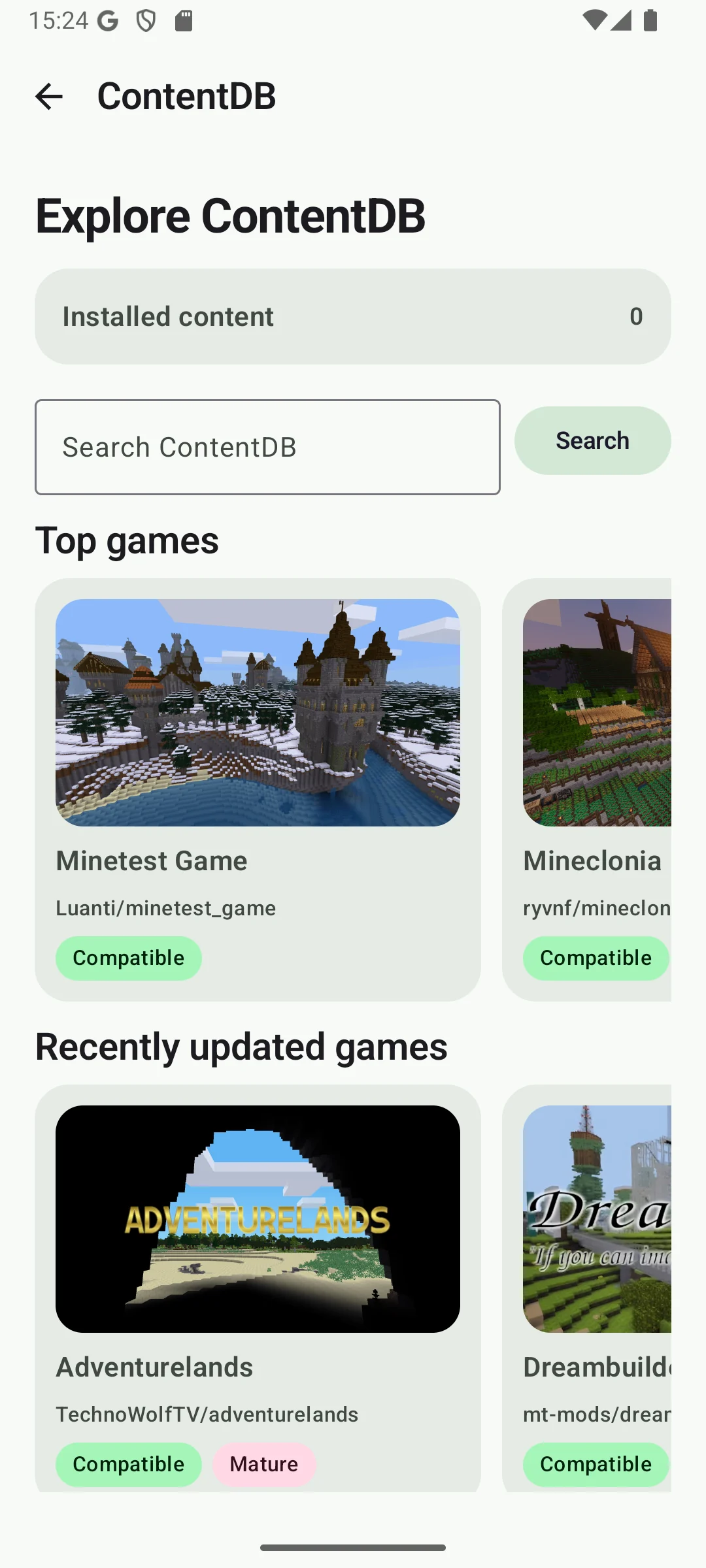 LuaNet ContentDB catalog